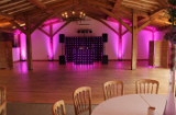 Mobile Disco with Pink Uplighters