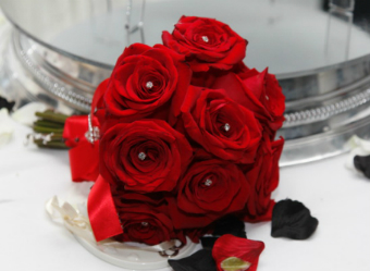 A memorable photograph of the Bridal Bouquet